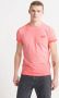 Superdry slim fit T-shirt Low Roller met logo roze - Thumbnail 2