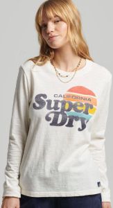 Superdry T-shirt Vintage Cali bovenstuk met lange mouwen en strepen