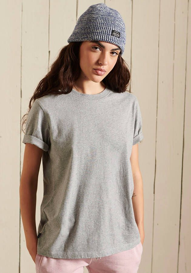 Superdry T-shirt Vintage logo T-shirt van biokatoen