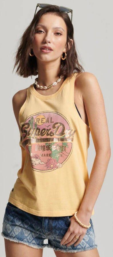 Superdry Tanktop VINTAGE VL NARRATIVE VEST