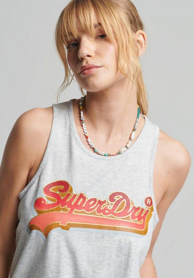 Superdry Top Débardeur Vintage Logo Seasonal