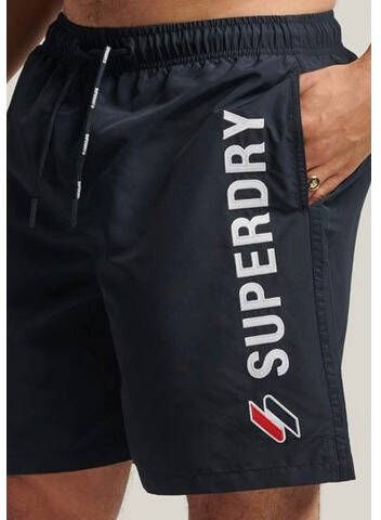 Superdry Zwembroek CODE APPLQUE 19INCH SWIM SHORT
