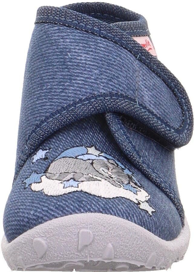 Superfit Pantoffels SPOTTY WMS: middel Borduursel licht op in het donker