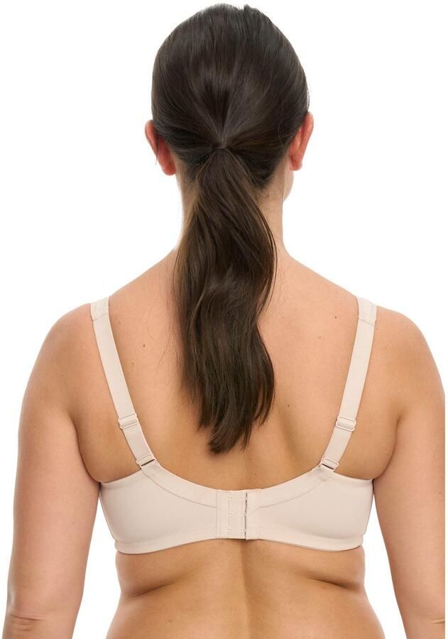 Susa Beugelloze-bh Classic Kant genaaide cups jacquard-patroon elastisch comfortbandjes - Foto 3