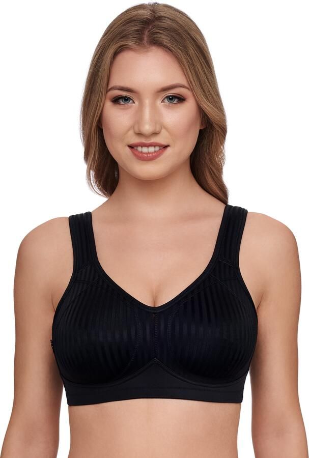 Susa Beugelloze-bh Cremona Steunfunctie voorgevormde cups strepenlook voor - Foto 7