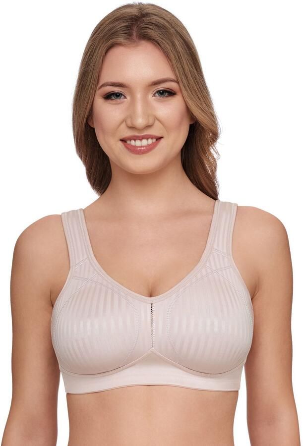 Susa Beugelloze-bh Cremona Steunfunctie voorgevormde cups strepenlook voor - Foto 7
