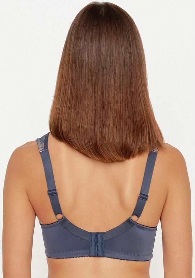 Susa Beugelloze-bh Prints gestikte cups gestippeld katoenmix elastisch comfortbandjes - Foto 6