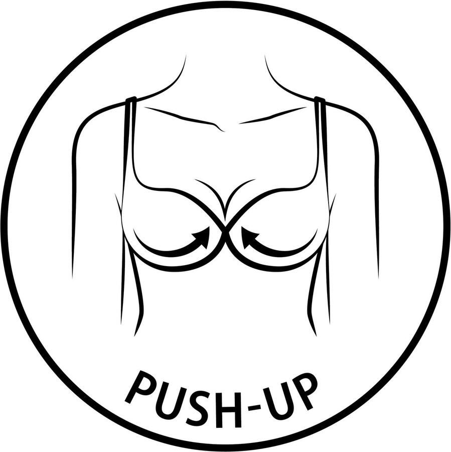 Susa Dirndl-bh Oktoberfest-magie met kant elastisch voorgevormde cups vrouwelijk