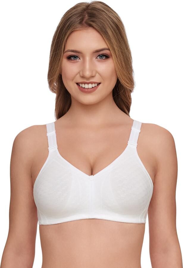 Susa Soft-bh Topsy Plus voorgevormde cups jacquard-patroon elastisch comfortabel - Foto 5