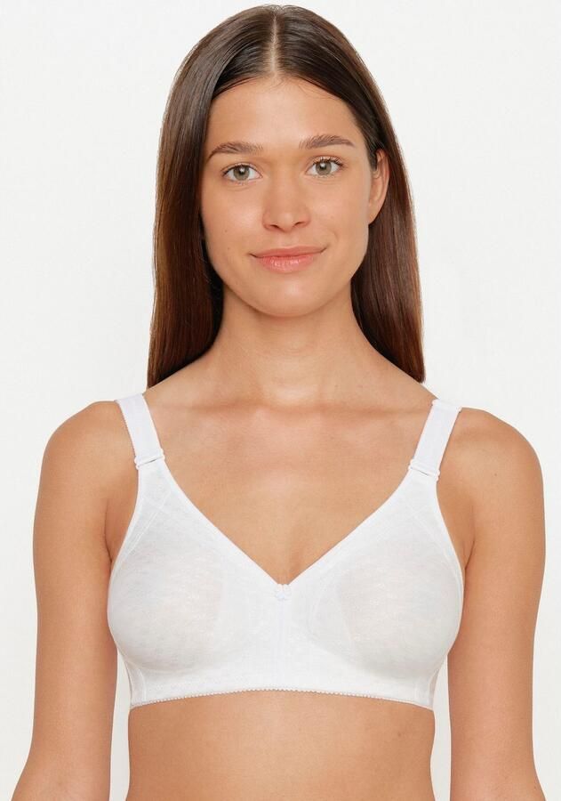 Susa Soft-bh Topsy Plus voorgevormde cups jacquard-patroon elastisch comfortabel - Foto 3