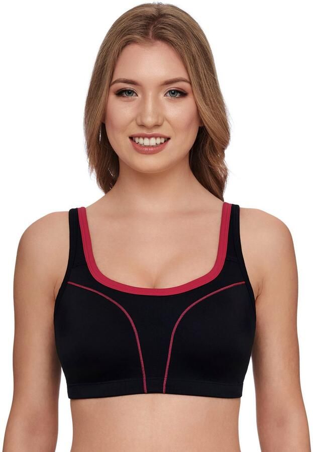 Susa Sport-bh Move high naadloze voorgevormde cups microvezel elastisch - Foto 5