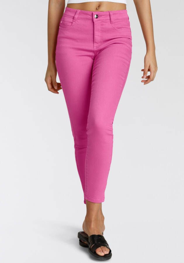 Tamaris 5-pocket jeans in coloured-denim-look