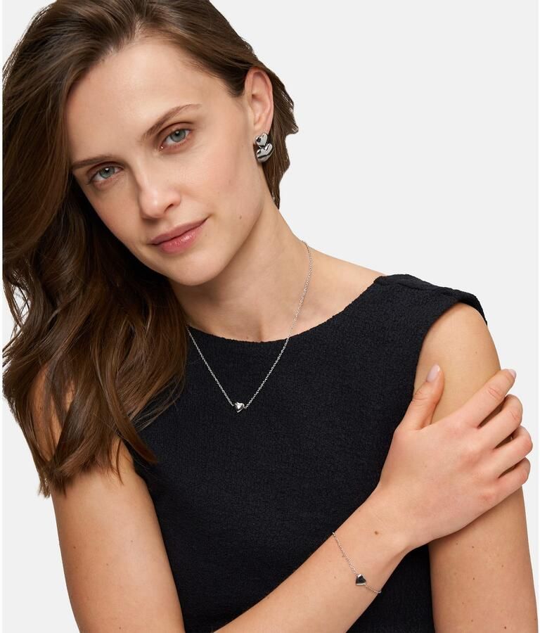 Tamaris Armband Sieraad Geschenk Roestvrijstalen Armband Bold Hearts Hart