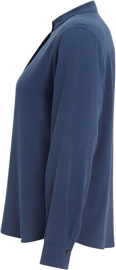 Tamaris Blouse met lange mouwen met lichte staande kraag - Foto 4