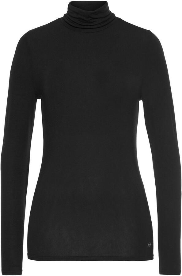 Tamaris Colshirt Lange mouw Basic van elastisch materiaal - Foto 7