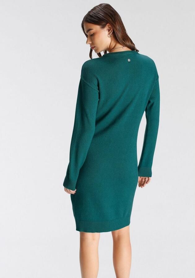 Tamaris Gebreide jurk Mini-lengte modieus ajourbreisel - Foto 2