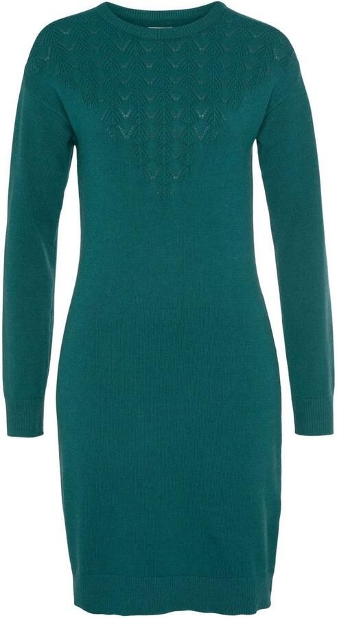 Tamaris Gebreide jurk Mini-lengte modieus ajourbreisel - Foto 6