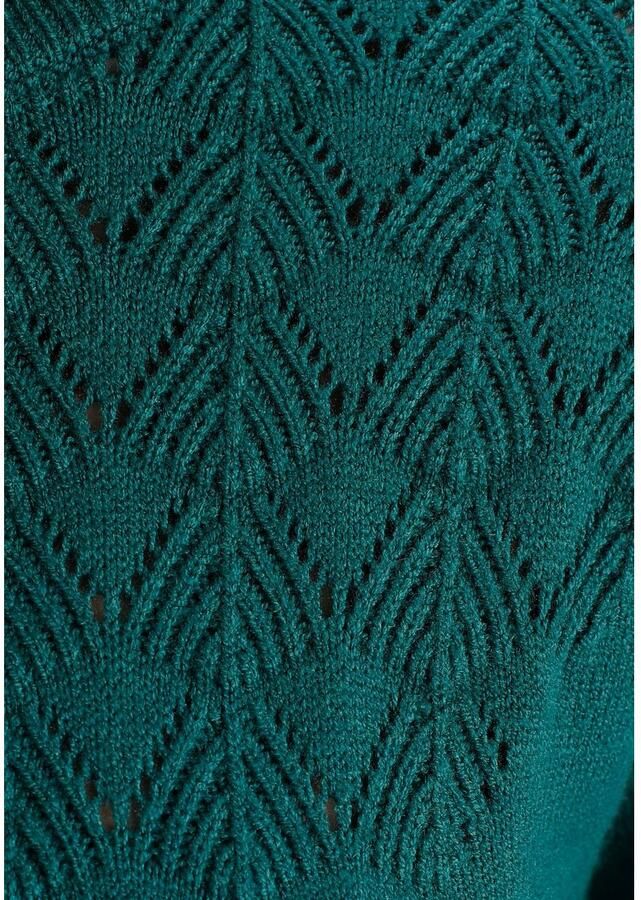 Tamaris Gebreide jurk Mini-lengte modieus ajourbreisel