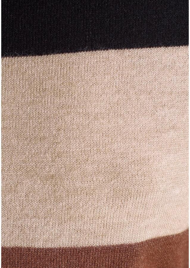 Tamaris Gebreide jurk nonchalante look in streepdesign - Foto 2