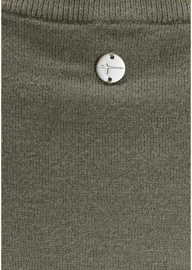 Tamaris Gebreide jurk nonchalante mini-jurk van viscosemix - Foto 2