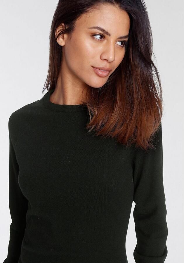 Tamaris Gebreide jurk nonchalante mini-jurk van viscosemix - Foto 2