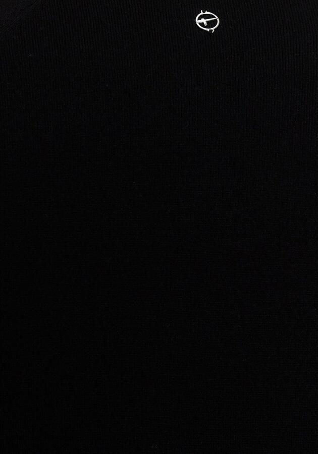 Tamaris Gebreide jurk nonchalante mini-jurk van viscosemix - Foto 3