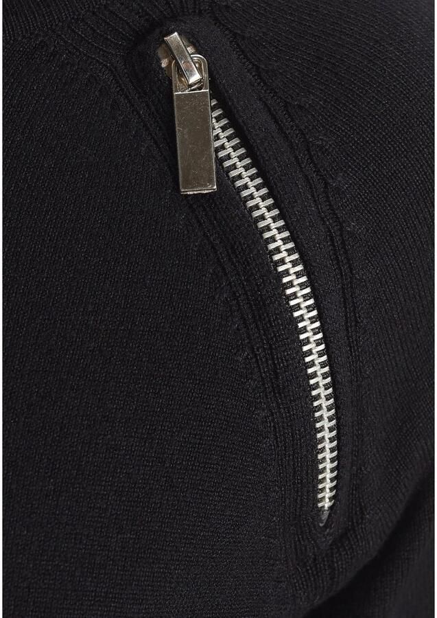 Tamaris Gebreide jurk van viscosemix met trendy ritsen