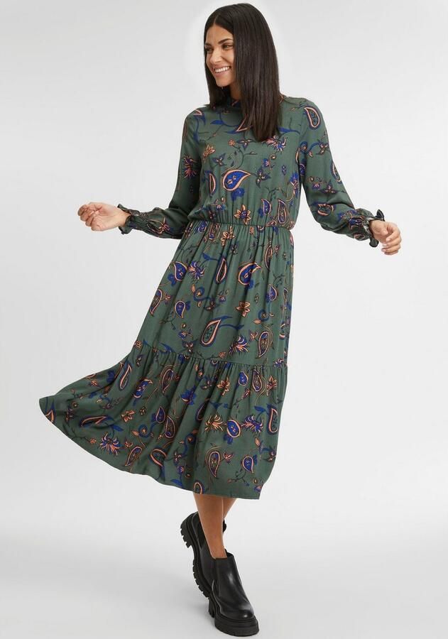 Tamaris Gedessineerde jurk Met printmotief - Foto 5