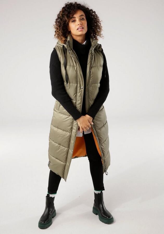 Tamaris Gewatteerde jas met afneembare mouwen en capuchon ook draagbaar als vest - Foto 5