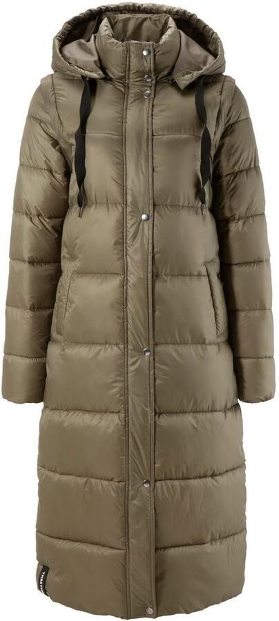 Tamaris Gewatteerde jas met afneembare mouwen en capuchon ook draagbaar als vest - Foto 13