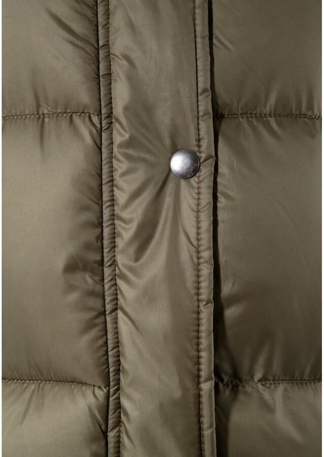 Tamaris Gewatteerde jas met afneembare mouwen en capuchon ook draagbaar als vest