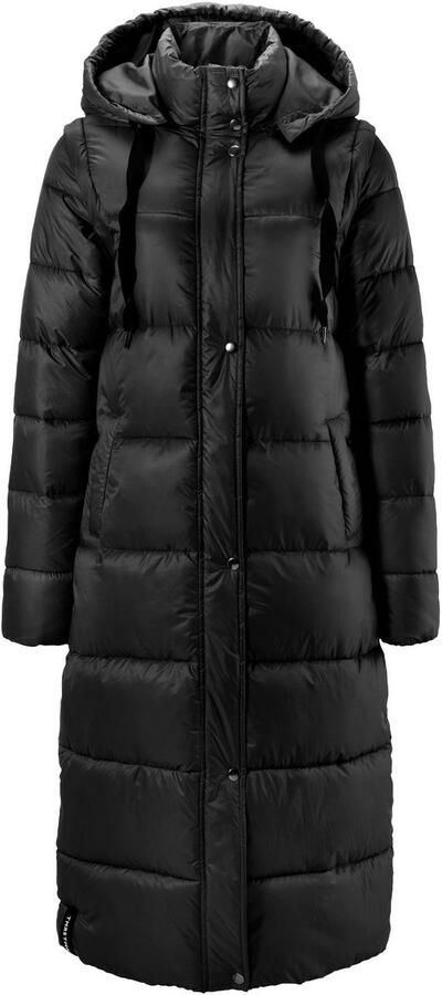 Tamaris Gewatteerde jas met afneembare mouwen en capuchon ook draagbaar als vest - Foto 13