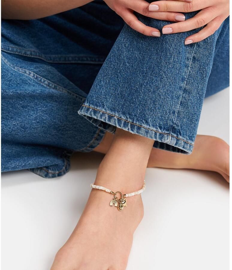 Tamaris Hanger set Multipack All About Beads Regenboog Peace-teken Palm Schelp Hart (set 5-delig)