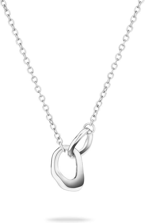 Tamaris Ketting met hanger Sieraad Geschenk Roestvrijstalen Ketting Organic Shapes - Foto 2