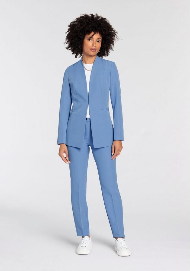 Tamaris Lange blazer zonder revers met haakjessluiting - Foto 5