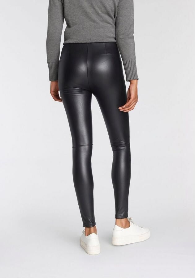 Tamaris Legging strakke vorm in lederlook