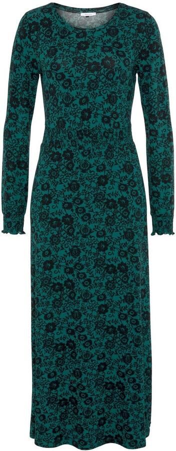 Tamaris Maxi-jurk figuurvolgend van jersey lange mouwen met ronde hals - Foto 5