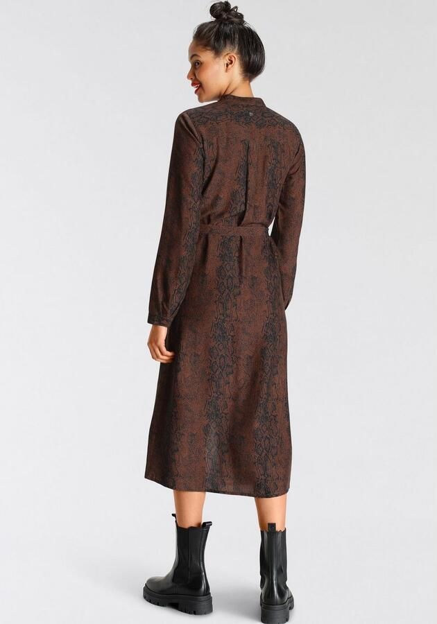 Tamaris Midi-jurk met knoopsluiting - Foto 3