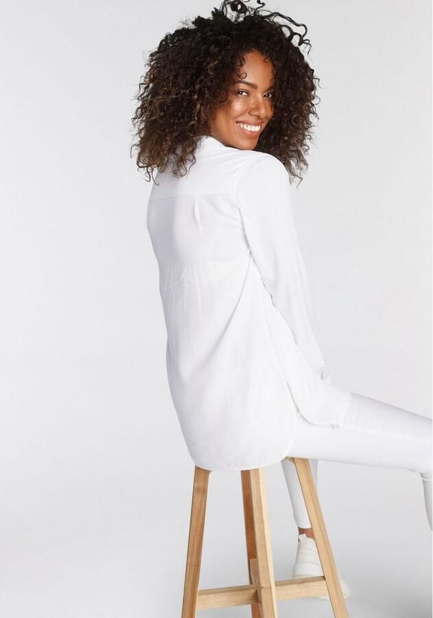 Tamaris Overhemdblouse in oversize-look met zakken - Foto 3