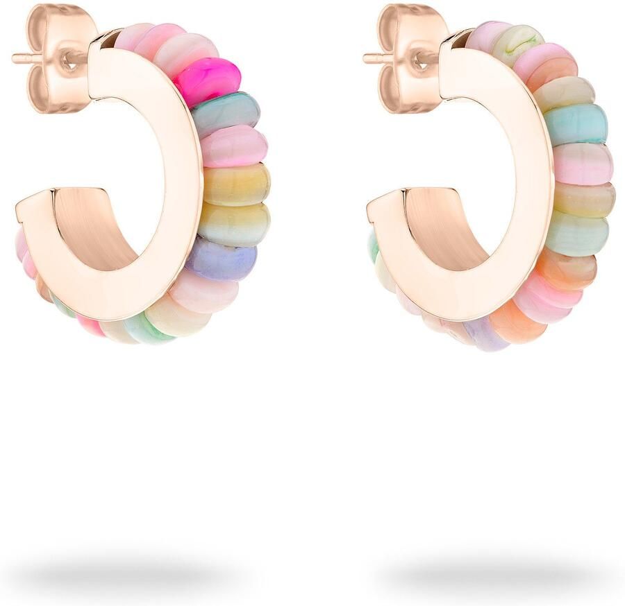 Tamaris Paar creolen Sieraad Geschenk Roestvrijstalen Oorbellen All About Beads - Foto 2