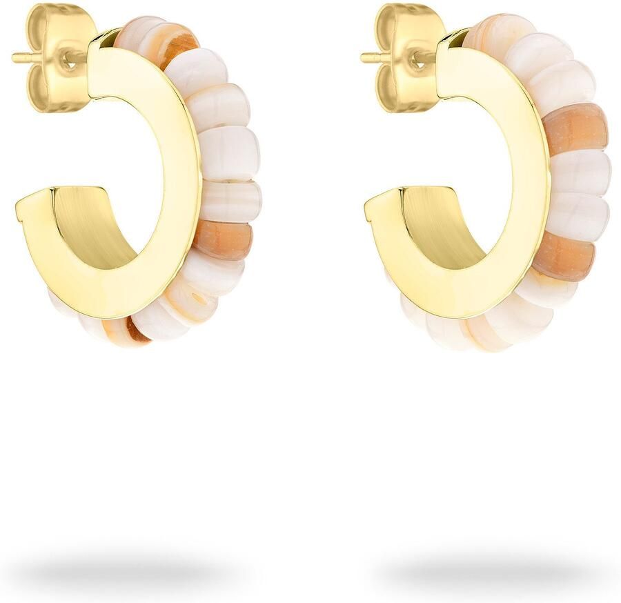 Tamaris Paar creolen Sieraad Geschenk Roestvrijstalen Oorbellen All About Beads - Foto 3