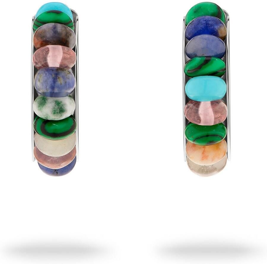 Tamaris Paar creolen Sieraad Geschenk Roestvrijstalen Oorbellen All About Beads