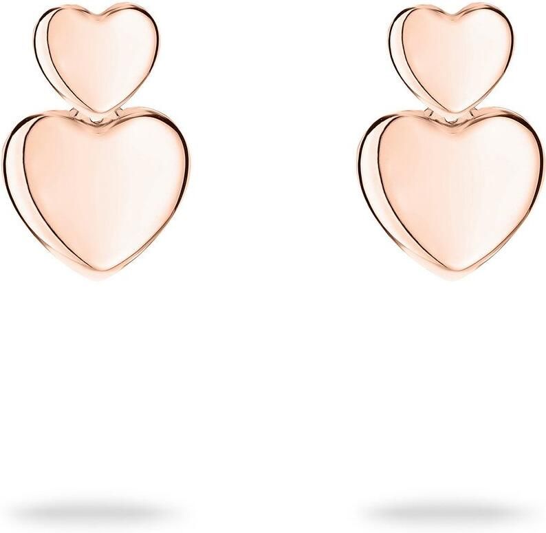 Tamaris Paar oorstekers Sieraad Geschenk Roestvrijstalen Oorbellen Bold Hearts Hart