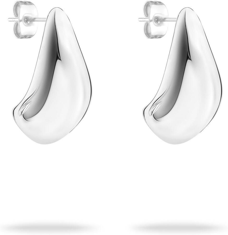 Tamaris Paar oorstekers Sieraad Geschenk Roestvrijstalen Oorbellen Organic Shapes - Foto 4