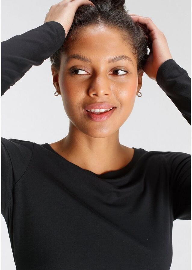 Tamaris Shirt met lange mouwen shirt met lange mouwen met ronde hals - Foto 2