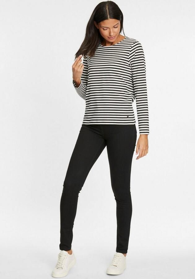 Tamaris Skinny fit jeans met logo-badge nieuwe collectie - Foto 4