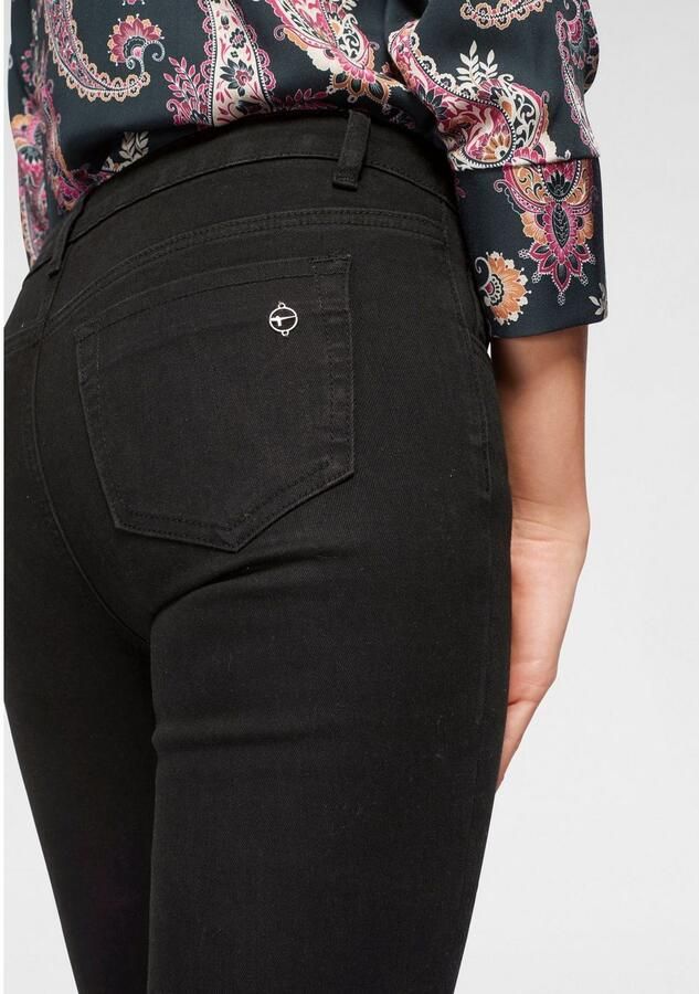 Tamaris Skinny fit jeans smalle broekpasvorm normale taille 5-pocket-vorm used-wassing - Foto 2