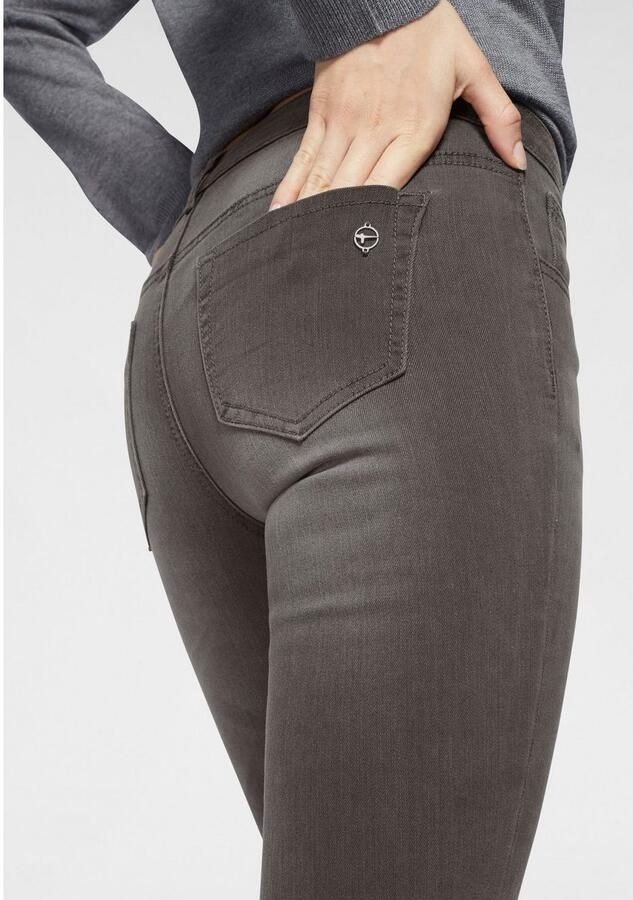 Tamaris Skinny fit jeans smalle broekpasvorm normale taille 5-pocket-vorm used-wassing - Foto 3