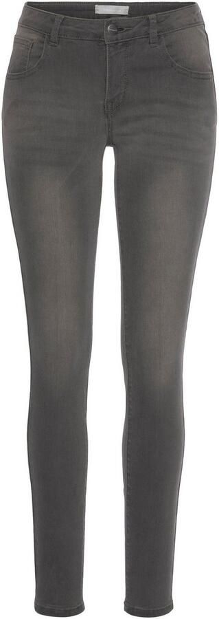 Tamaris Skinny fit jeans smalle broekpasvorm normale taille 5-pocket-vorm used-wassing - Foto 6