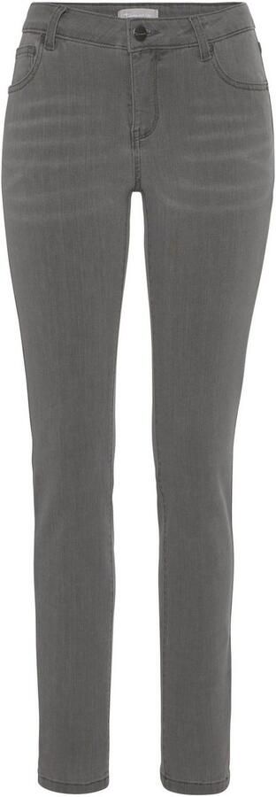 Tamaris Skinny fit jeans smalle broekpasvorm normale taille 5-pocket-vorm used-wassing - Foto 6